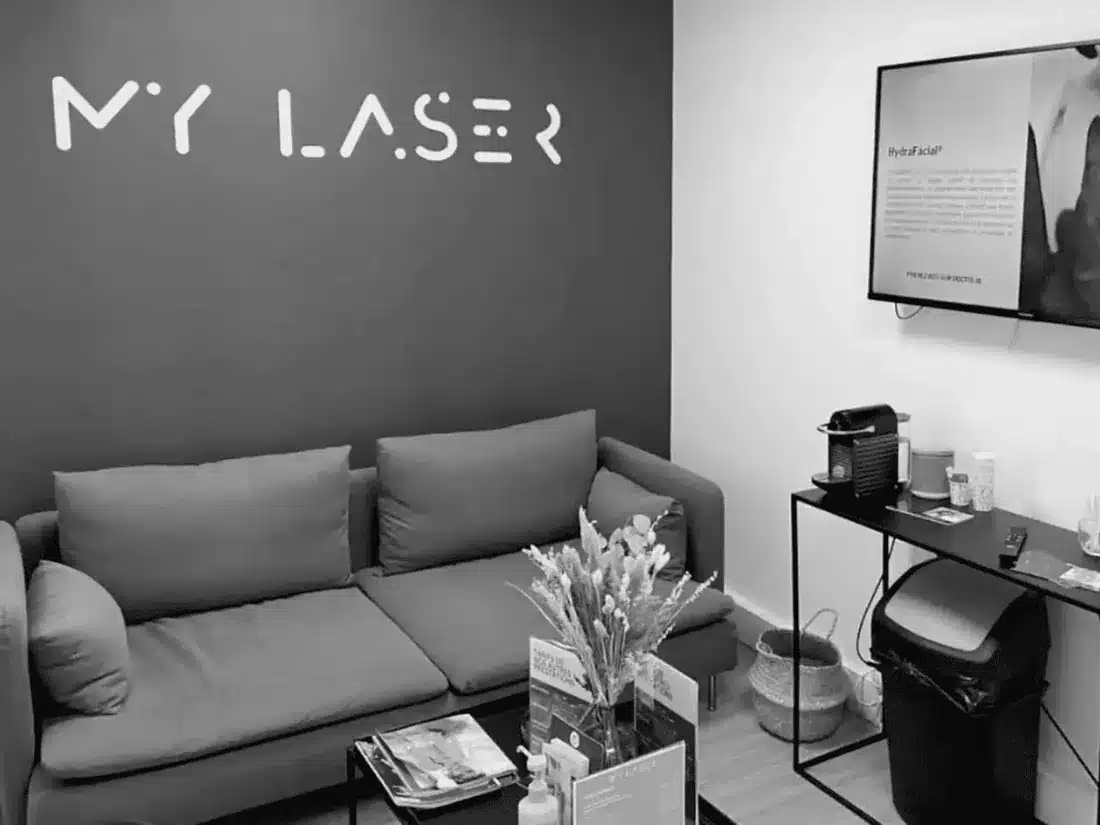 Salle d'attente du centre My Laser Lyon